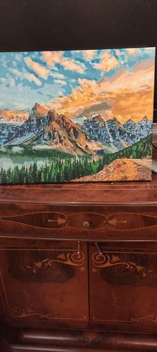 Фотографии готовых работ картин по номерам и алмазной мозаики