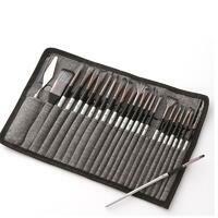 Без бренда «Коробка 50 шт.: Набор кистей для рисования в чехле, премиум набор (23 нейлоновых кисти, 1 мастихин)» в Ростове-на-Дону