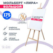 Без бренда «Мольберт Две картинки лира с полочкой, 175 см» в Ростове-на-Дону