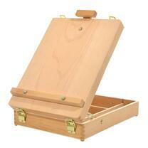 Без бренда «Коробка 6 шт.: Мольберт Две картинки этюдный ящик, настольный, хлопушка 55 см» в Ростове-на-Дону