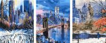 Пейзажи зимнего Нью-Йорка