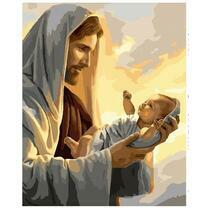 Иисус и младенец у него на руках