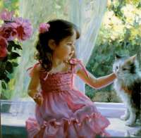 Без бренда «Девочка с кошкой на подоконнике» в Ростове-на-Дону в интернет-магазине Без бренда «Девочка с кошкой на подоконнике» в Ростове-на-Дону