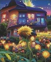 Без бренда «Сказочный домик и поле подсолнухов» в Ростове-на-Дону в интернет-магазине  Без бренда «Сказочный домик и поле подсолнухов» в Ростове-на-Дону