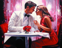 Без бренда «Пара на свидании в ресторане» в Ростове-на-Дону в интернет-магазине  Без бренда «Пара на свидании в ресторане» в Ростове-на-Дону