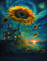 Без бренда «Фэнтези сюжет с подсолнухом» в Ростове-на-Дону в интернет-магазине  Без бренда «Фэнтези сюжет с подсолнухом» в Ростове-на-Дону