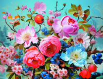 Без бренда «Пионы и другие цветы» в Ростове-на-Дону в интернет-магазине  Без бренда «Пионы и другие цветы» в Ростове-на-Дону