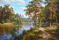 Без бренда «Хвойный лес и река» в Ростове-на-Дону в интернет-магазине  Без бренда «Хвойный лес и река» в Ростове-на-Дону