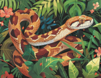 Без бренда «Маисовый полоз в зеленой листве» в Ростове-на-Дону