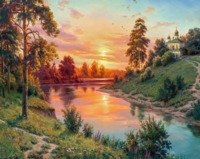 Без бренда «Вид на реку на закате» в Ростове-на-Дону в интернет-магазине  Без бренда «Вид на реку на закате» в Ростове-на-Дону