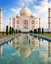 Знаменитый Тадж-Махал. Индия
