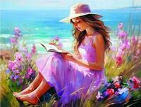 Без бренда «Девочка читает на берегу» в Ростове-на-Дону в интернет-магазине  Без бренда «Девочка читает на берегу» в Ростове-на-Дону